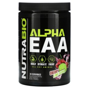 Thực phẩm chức năng Nutrabio Labs Alpha EAA Cherry Lime Slush 1 lb (455 g) 649908269104
