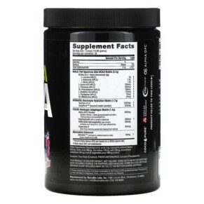 Thành phần vi chất của Nutrabio Labs Alpha EAA Grape Berry Crush 0.98 lb (444 g) 649908269203