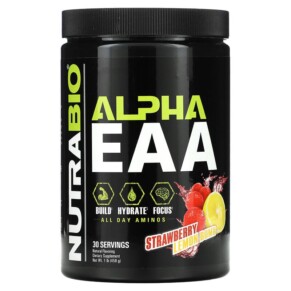 Thực phẩm chức năng Nutrabio Labs Alpha EAA Strawberry Lemon Bomb 1 lb (458 g) 649908269005