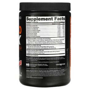 Thành phần vi chất của Nutrabio Labs Amino Kick Orange Mango 0.59 lb (269 g) 649908217709