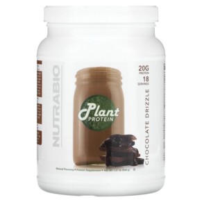 Thực phẩm chức năng Nutrabio Labs Plant Protein Chocolate Drizzle 1.21 lb (548 g) 649908215309
