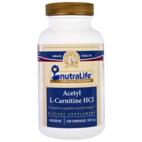 Thực phẩm chức năng NutraLife Acetyl L-Carnitine HCI 500 mg 120 Capsules 686149183158