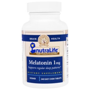 Thực phẩm chức năng NutraLife Melatonin 1 mg 240 Easy Chew Tablets 686149183165