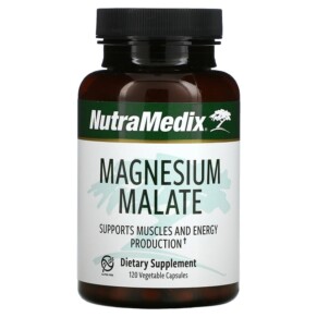 Thực phẩm chức năng NutraMedix Magnesium Malate 120 Vegetable Capsules 728650053190