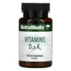 NutraMedix Vitamins D3 & K2 90 Capsules 4 Thực phẩm chức năng NutraMedix Vitamins D3 & K2 90 Capsules 728650093486