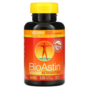Thực phẩm chức năng Nutrex Hawaii BioAstin 4 mg 120 Vegan Soft Gels 732894500136