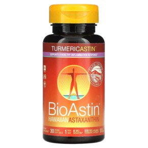 Thực phẩm chức năng Nutrex Hawaii Turmericastin BioAstin Hawaiian Astaxanthin 30 Vegan Soft Gels 732894500150