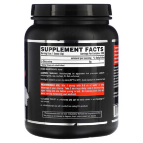 Thành phần vi chất của Nutrex Research Glutamine Drive Unflavored 2.2 lbs (1.000 g) 853237000974