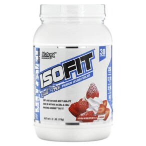 Thực phẩm chức năng Nutrex Research Isofit Strawberries & Cream 2.2 lbs (978 g) 853237000837