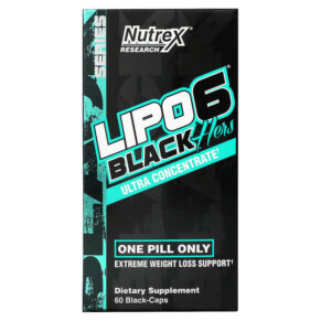 Thực phẩm chức năng Nutrex Research LIPO-6 Black Hers Ultra Concentrate 60 Black-Caps 853237000721