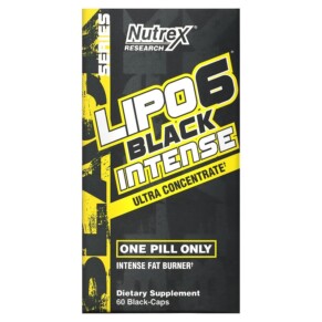 Thực phẩm chức năng Nutrex Research LIPO-6 Black Intense Ultra Concentrate 60 Black-Caps 859400007733