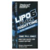 Thực phẩm chức năng Nutrex Research LIPO-6 Black Nighttime Ultra Concentrate 30 Black-Caps 850005755562