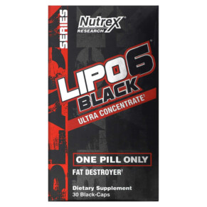 Thực phẩm chức năng Nutrex Research LIPO-6 Black Ultra Concentrate 30 Black-Caps 859400007641