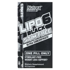 Thực phẩm chức năng Nutrex Research Lipo 6 Black Ultra Concentrate 60 Capsules 850026029437