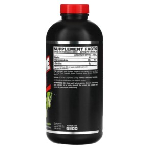 Thành phần vi chất của Nutrex Research Liquid Carnitine 3000 Green Apple 16 fl oz (480 ml) 857839006617