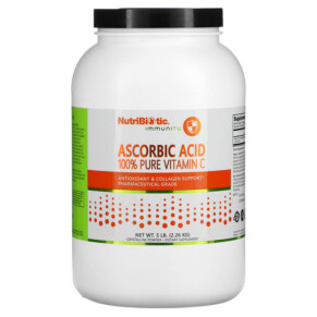 Thực phẩm chức năng NutriBiotic Immunity Ascorbic Acid 100% Pure Vitamin C Crystalline Powder 5 lb (2.26 kg) 728177002039