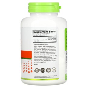 Thành phần vi chất của NutriBiotic Immunity Ascorbic Acid 100% Pure Vitamin C Crystalline Powder 8 oz (227 g) 728177002008