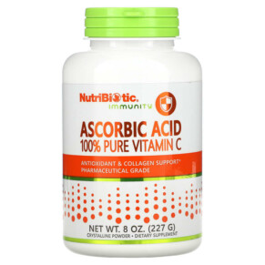 Thực phẩm chức năng NutriBiotic Immunity Ascorbic Acid 100% Pure Vitamin C Crystalline Powder 8 oz (227 g) 728177002008