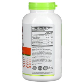 Thành phần vi chất của NutriBiotic Immunity Hypo-Aller C Vitamin C with Calcium Magnesium Potassium & Zinc Crystalline Powder 16 oz (454 g) 728177005016