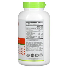 Thành phần vi chất của NutriBiotic Immunity Lemon Electro-C Powder 16 oz (454 g) 728177005566