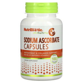 Thực phẩm chức năng NutriBiotic Immunity Sodium Ascorbate 100 Vegan Capsules 728177004606
