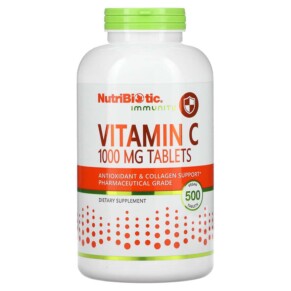 Thực phẩm chức năng NutriBiotic Immunity Vitamin C 1.000 mg 500 Vegan Tablets 728177002824