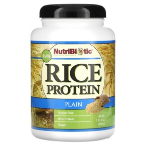 Thực phẩm chức năng NutriBiotic Raw Rice Protein Plain 5 oz (600 g) 728177001506