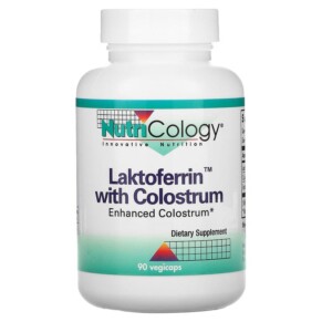 Thực phẩm chức năng Nutricology Laktoferrin with Colostrum 90 Vegicaps 713947519503