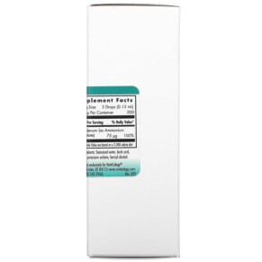 Thành phần vi chất của Nutricology Liquid Molybdenum 1 fl oz (30 ml) 713947507005