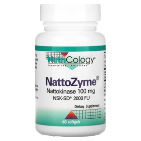Thực phẩm chức năng Nutricology NattoZyme 100 mg 60 Softgels 713947553705