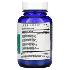 Thành phần vi chất của Nutricology Restore-Biotic Complete 50 Billion 60 Delayed-Release Vegetarian Capsules 713947573000