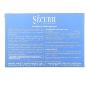 Thành phần vi chất của Nutricology Securil Propio-Fidus-Based 30 Capsules 713947762206