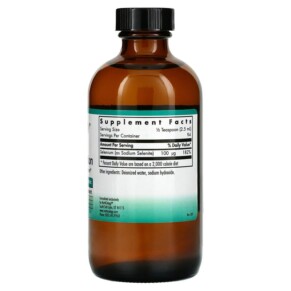 Thành phần vi chất của Nutricology Selenium Solution 8 fl oz (236 ml) 713947501201