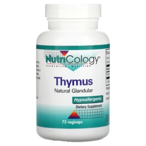 Thực phẩm chức năng Nutricology Thymus 75 Vegicaps 713947516106