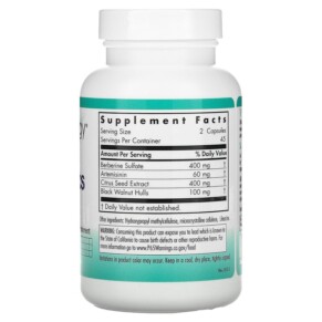 Thành phần vi chất của Nutricology TriBiotics 90 Vegetarian Capsules 713947510203