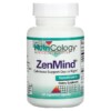 Thực phẩm chức năng Nutricology ZenMind 60 Vegetarian Capsules 713947547001