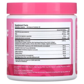 Thành phần vi chất của Obvi Collagenic Burn 120 Capsules 850026153071