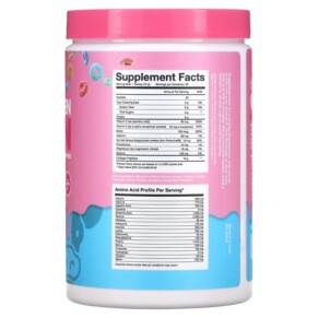 Thành phần vi chất của Obvi Super Collagen Protein Fruity Cereal 12.69 oz (360 g) 850026153002