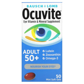 Thực phẩm chức năng Ocuvite Adult 50 + Eye Vitamin & Mineral Supplement 50 Mini Soft Gels 324208465301