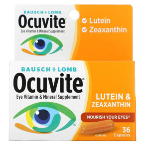 Thực phẩm chức năng Ocuvite Lutein & Zeaxanthin 36 Capsules 324208403198