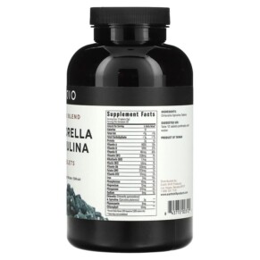 Ojio Chlorella Spirulina 50/50 Blend 250 mg 1.000 Tablets 3 Thành phần vi chất của Ojio Chlorella Spirulina 50/50 Blend 250 mg 1.000 Tablets 845772003121