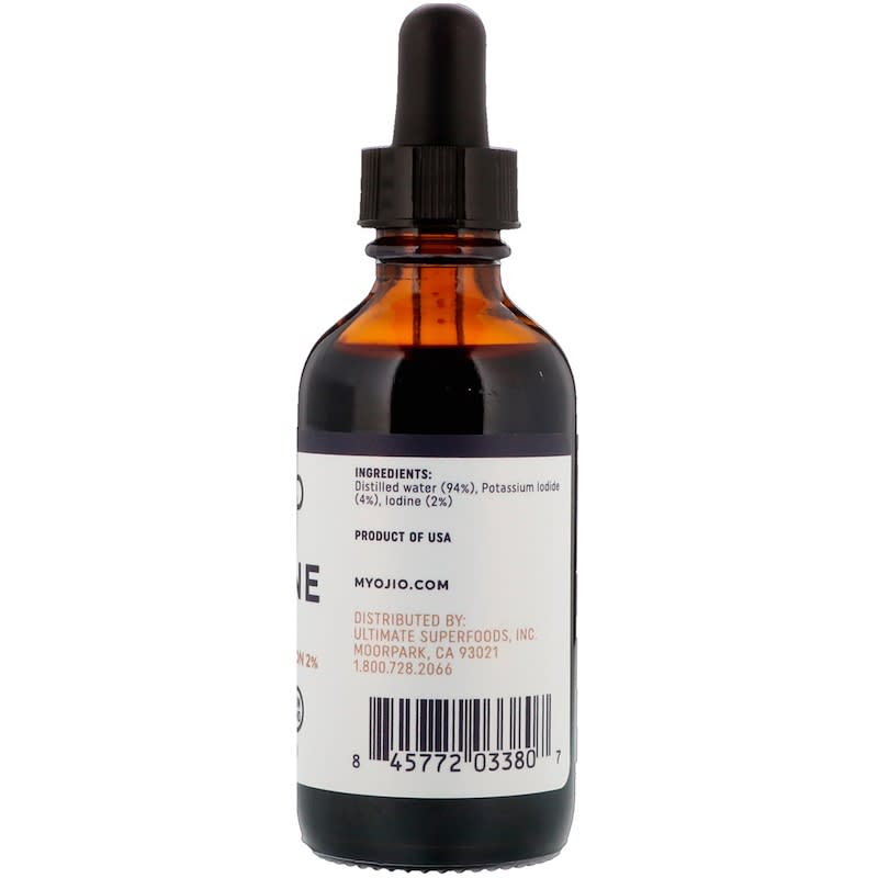 Ojio Iodine Lugol's Solution 2% 2 fl oz (60 ml) 2 Thành phần vi chất của Ojio Iodine Lugol's Solution 2% 2 fl oz (60 ml) 845772033807