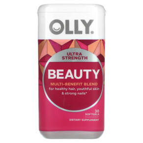 Thực phẩm chức năng OLLY Beauty Multi-Benefit Blend Ultra Strength 30 Softgels 840160201127