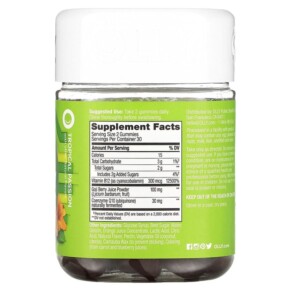 Thành phần vi chất của OLLY Daily Energy Caffeine Free Tropical Passion 60 Gummies 858158005695