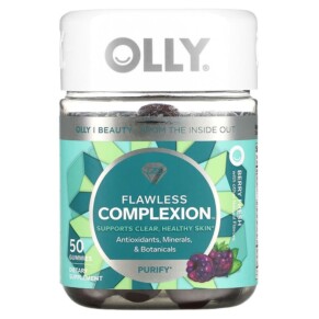 Thực phẩm chức năng OLLY Flawless Complexion Berry Fresh 50 Gummies 858158015267