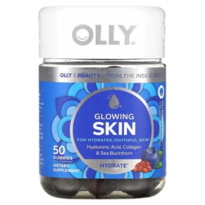 Thực phẩm chức năng OLLY Glowing Skin Plump Berry 50 Gummies 858158005428