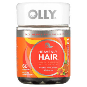 Thực phẩm chức năng OLLY Heavenly Hair Tropical Citrus 60 Gummies 850004462539