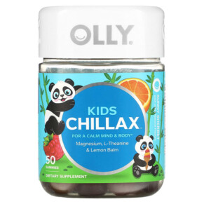 Thực phẩm chức năng OLLY Kids Chillax Sunny Sherbet 50 Gummies 840160200816