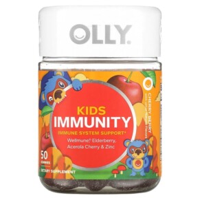 Thực phẩm chức năng OLLY Kids Immunity Cherry Berry 50 Gummies 858158005466