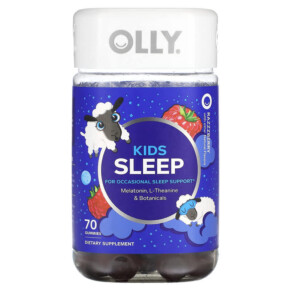 Thực phẩm chức năng OLLY Kids Sleep Razzzberry 70 Gummies 840160200618